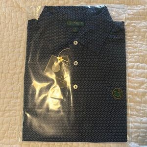 New Masters Golf Polo Shirt LG Blue Berckmans Place
